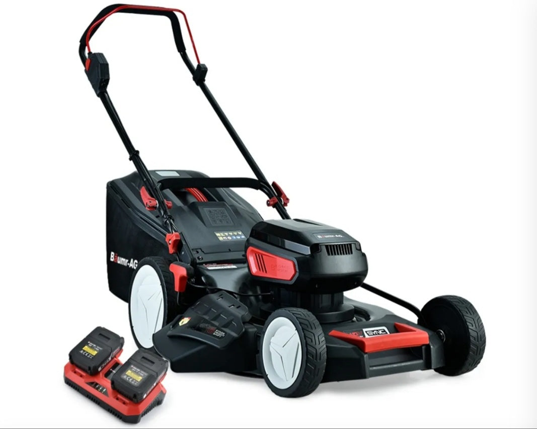 40V 19" Cordless Lawn Mower 2X Batteries