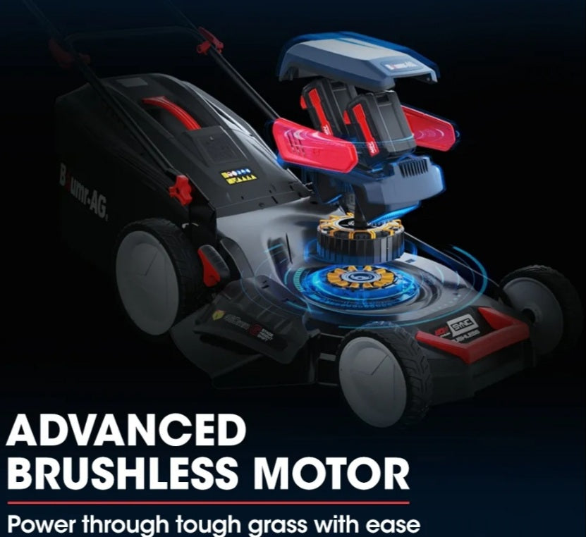 40V 19" Cordless Lawn Mower 2X Batteries