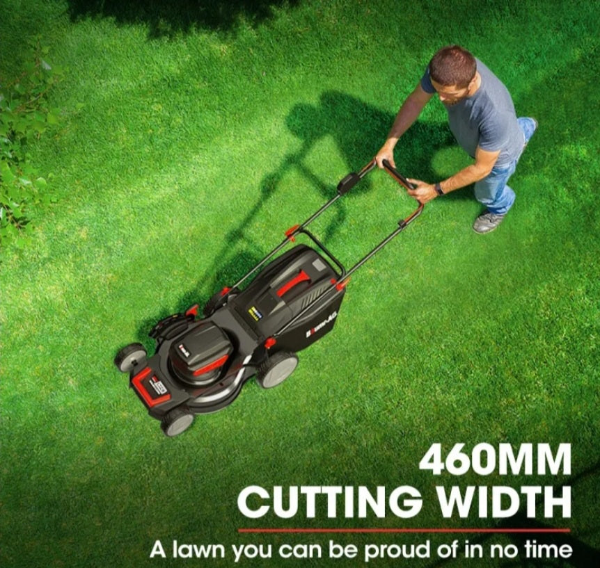 40V 19" Cordless Lawn Mower 2X Batteries