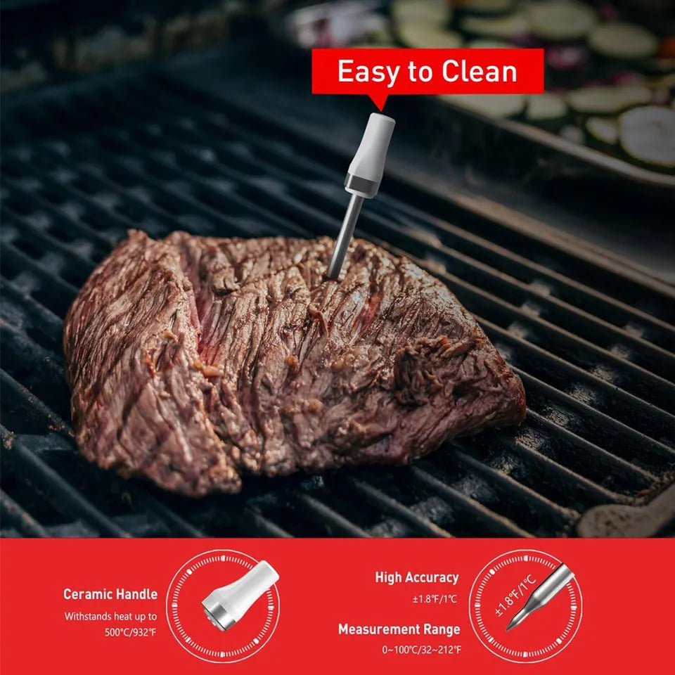 Bluetooth Meat Thermometer Smart Digital Grill BBQ