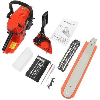 58X Commercial 58cc Chainsaw E-Start Petrol 20"