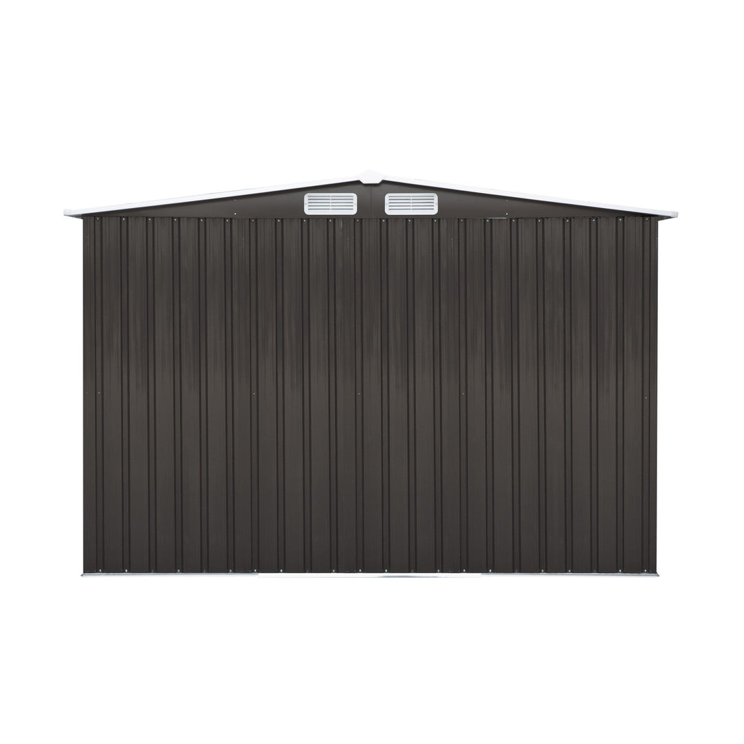Outdoor Storage Sheds 2.57x2.05M Workshop Cabin Metal House