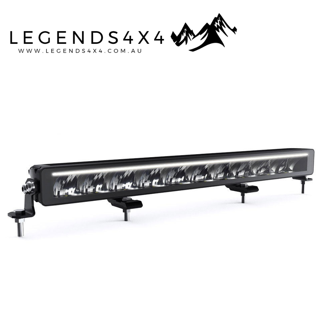 20 inch DRL Series Single Row Light Bar With Amber / White DRL