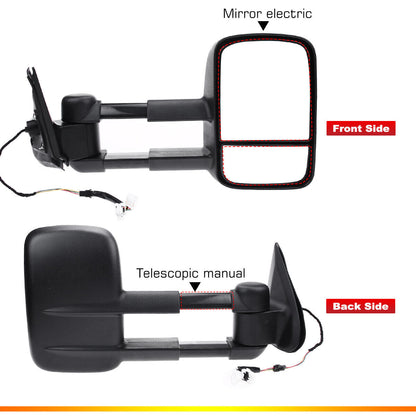 Electric Towing Mirrors  Indicators for Mitsubishi Triton MQ MR 15-19