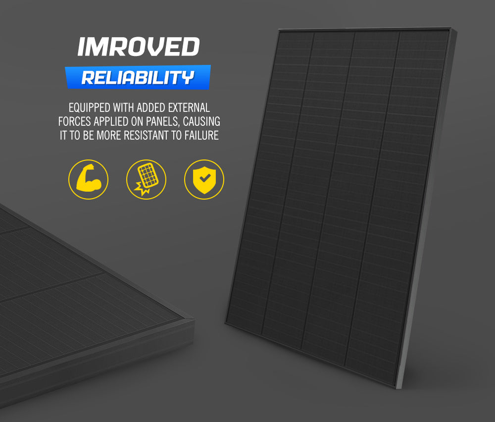 12V 200W Shingled Solar Panel Kit Mono Caravan Fixed Camping Power