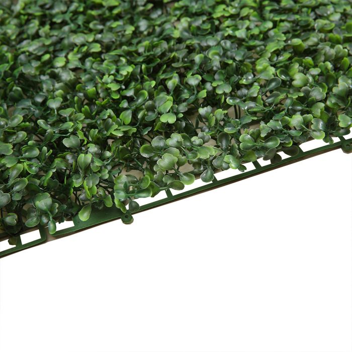 10x Artificial Boxwood Hedge Fake Vertical Garden Green Wall Mat Fence Outdoor