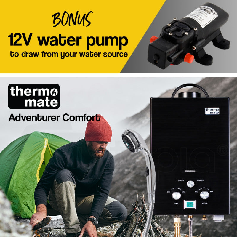 Best Outdoor Gas Hot Water System Thermo Bonus 12v Water Pump