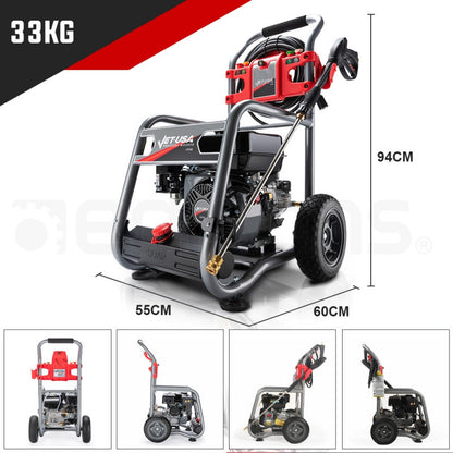 Commercial 7hp 4800psi Pressure Washer With 30m Hose