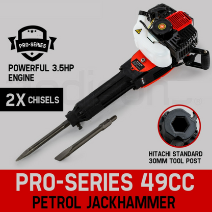 3.5HP Petrol Jack Hammer Concrete Rock Drill