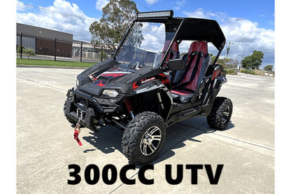 300CC UTV Dune Buggy Go kart Off Road Water Cool 2 Seater Auto Diff