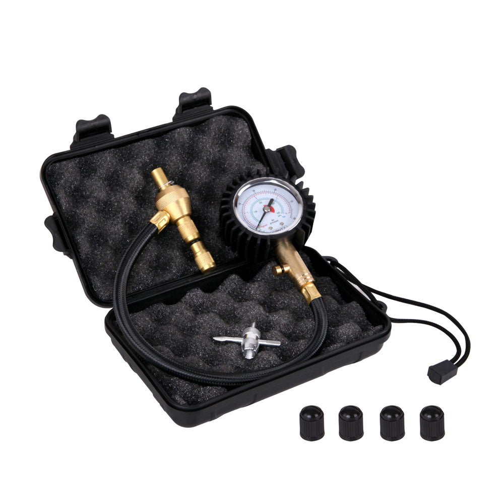 4X4 Gauge Valve Rapid Tyre Deflator - Black