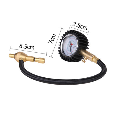 4X4 Gauge Valve Rapid Tyre Deflator - Black