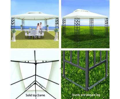 4x3m Marquee Outdoor Party Wedding Gazebos Tent Iron Art