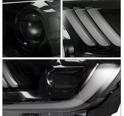 Pair Projector LED Headlamp Light for FORD Ranger T7 PX XL MK2 (2015  -2018)