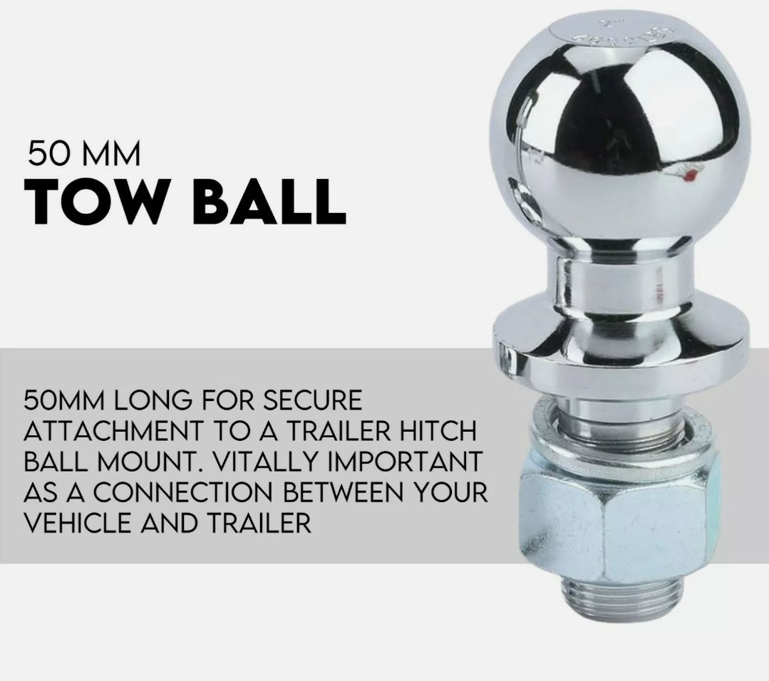 3500kg Adjustable Towbar Ball Mount Trailer Towing