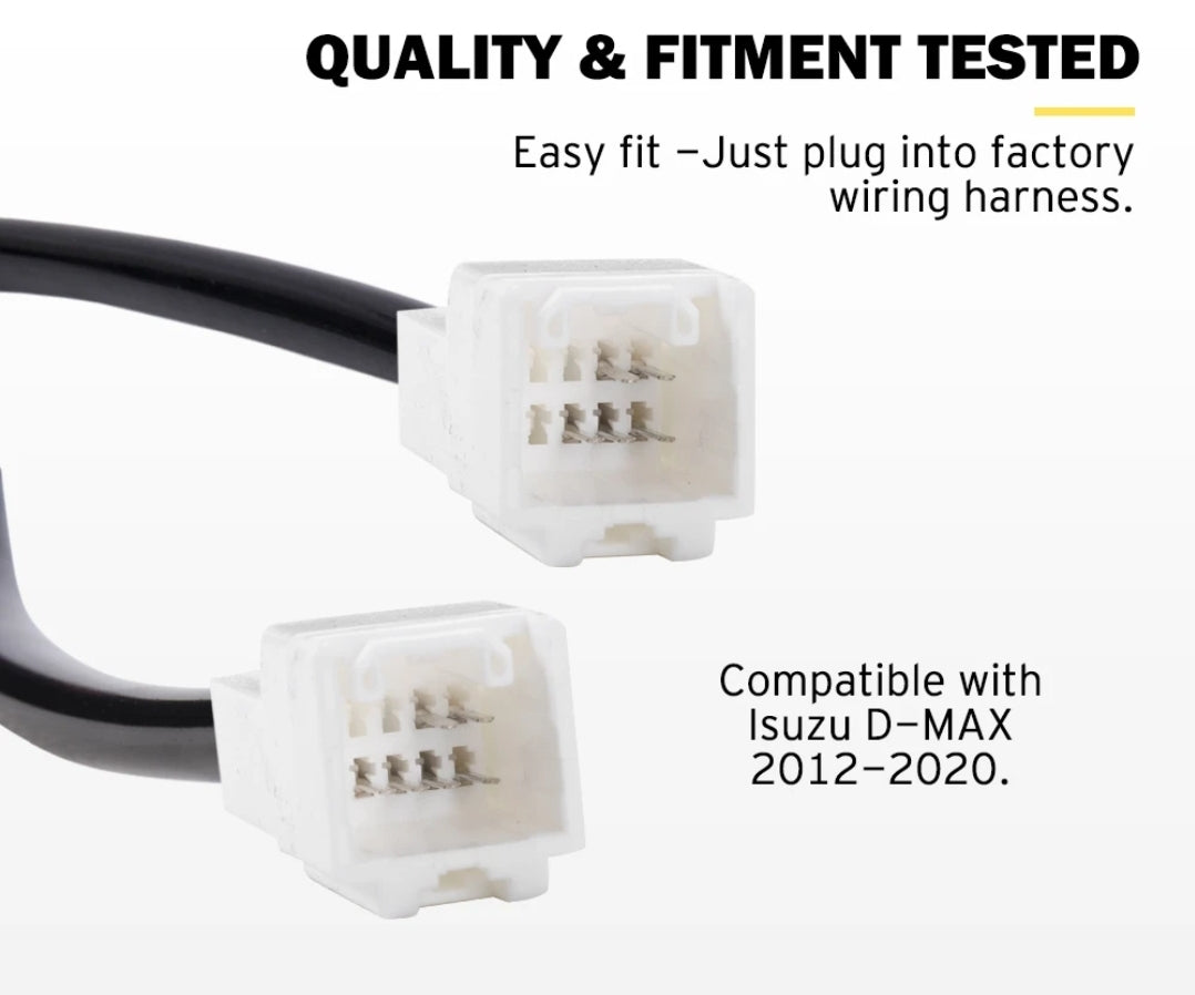 Pair Towing Mirrors Extendable for Isuzu D-Max 2012-2019 MY2
