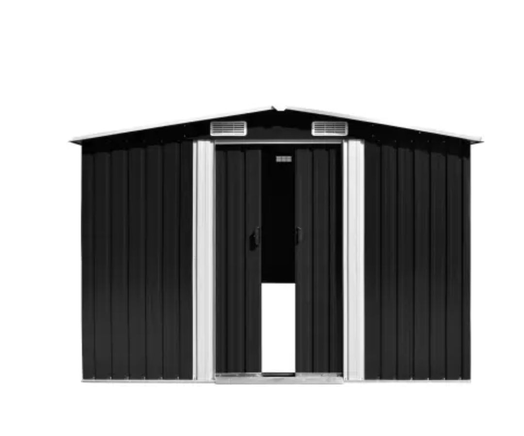 Large Garden Shed 257x497x178 cm Metal