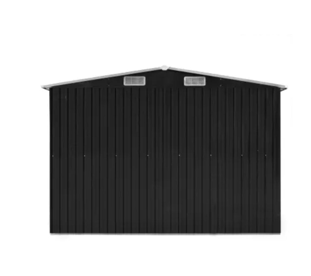 Large Garden Shed 257x497x178 cm Metal