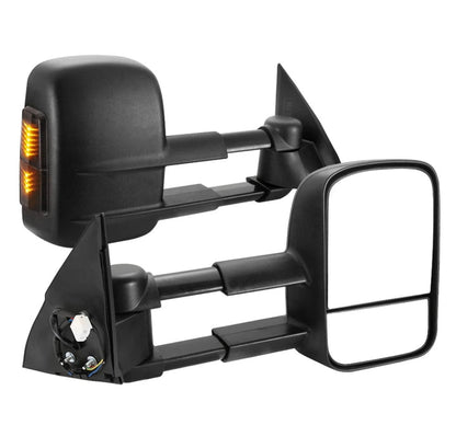 Extendable Pair Towing Mirrors for Toyota Landcruiser 80 Series