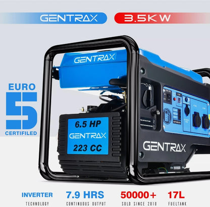 Inverter Generator 3.85KW Max 3.5KW Rated Portable Camping