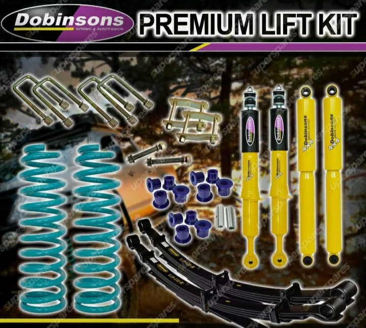 Dobinsons 2 Inch Shocks Coil Leaf Lift Kit for Mitsubishi Triton ML MN Dual Cab