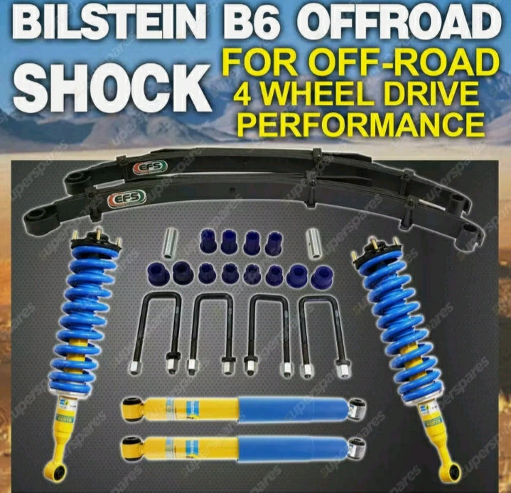 2 inch Bilstein Shocks Complete Strut Coil EFS Leaf Lift Kit for Ford Ranger PX 3