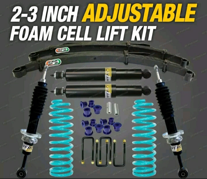 2"-3" Adjustable Foam Cell Lift Kit Dobinsons Coil for Toyota Hilux KUN26 GGN25R