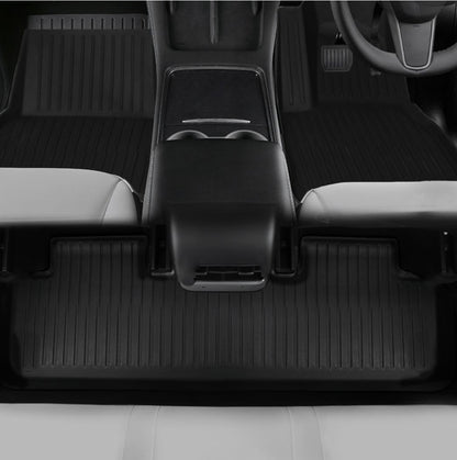 Tesla Model Y Floor Mats 3D Car Carpets Front Rear Set Anti-Slip 2020-2022