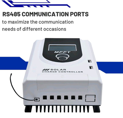 12V/24V Solar Panel Battery Regulator 40A MPPT Charge Controller LCD Bluetooth