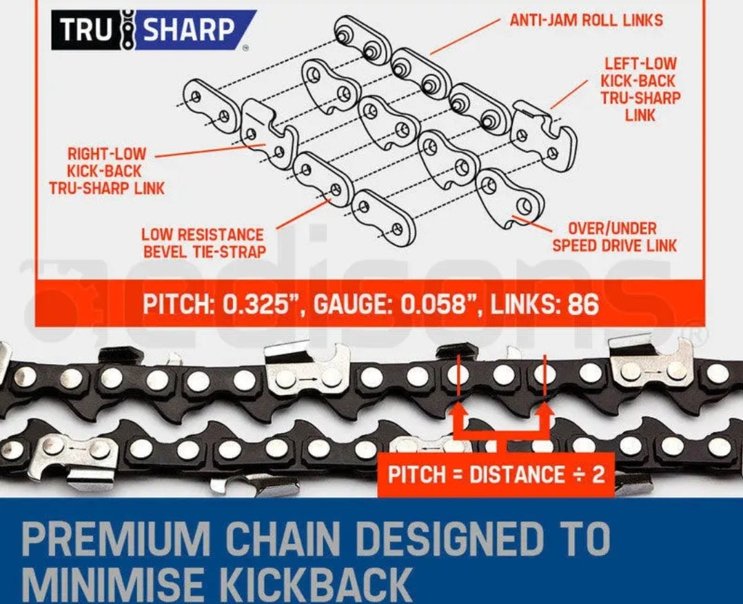 Petrol Commercial Chainsaw 22 Bar Chain Saw E-Start Tree Pruning Top Handle

58cc