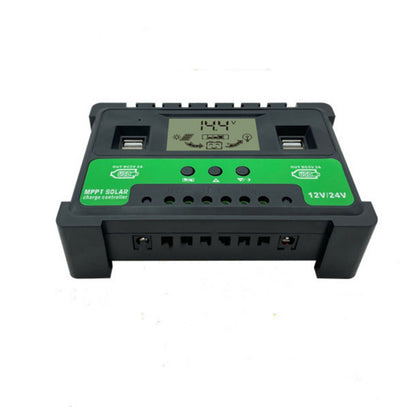 Pre-Wired Plug & Play 12V/24V Solar Panel Battery Regulator Charge Controller 30A MPPT USB 5V