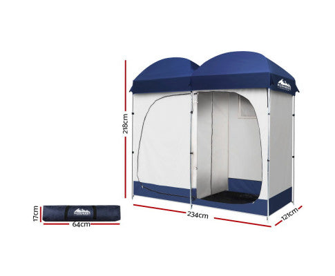 Double Ensuite Camping Shower Toilet Change Room Tent