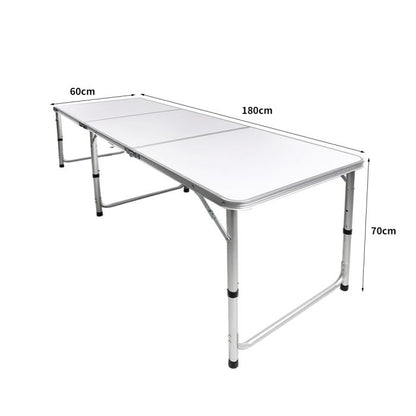 Large Lightweight Portable Camping Table Easy Set Up