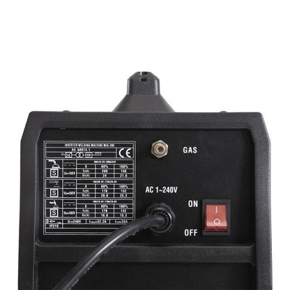 Gasless 200A MIG TIG MMA ARC Welding Machine 15A Plug
