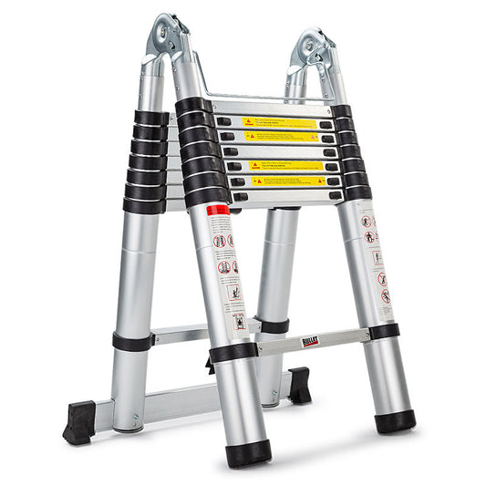 5m Telescopic Aluminium Multipurpose Ladder Extension Alloy Extendable Step AUS