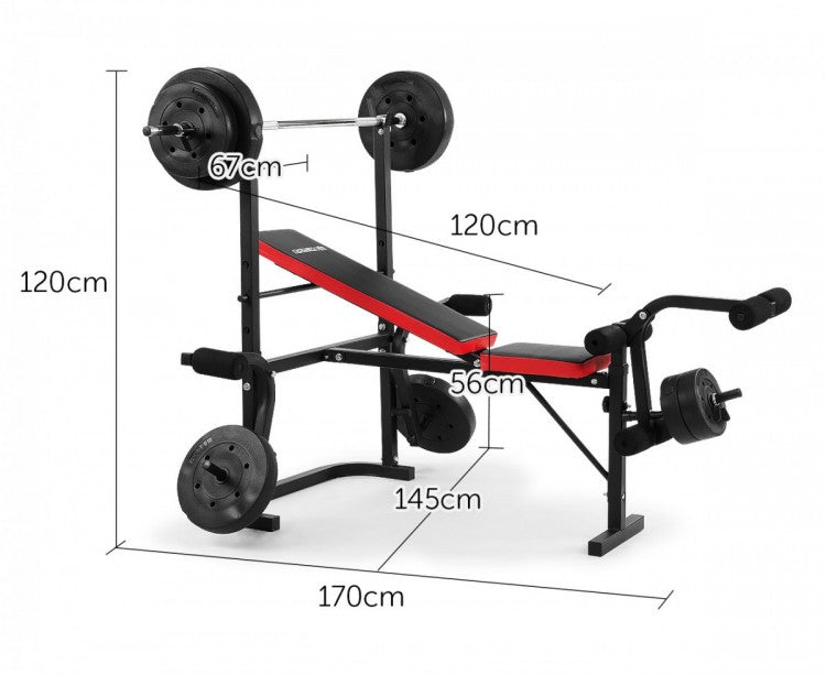 Gym Set - Bench Press & Dumbell set