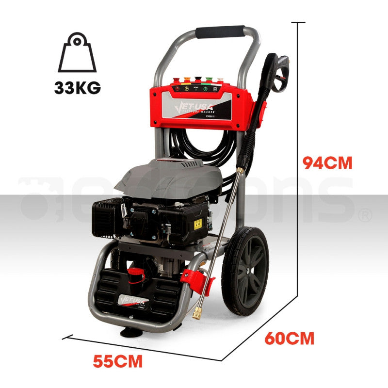 7hp 4800psi Commercial Pressure Washer With 30m Hose