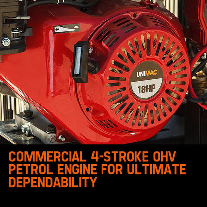 Commercial & Industrial Petrol Air Compressor 115PSI 150L 18HP