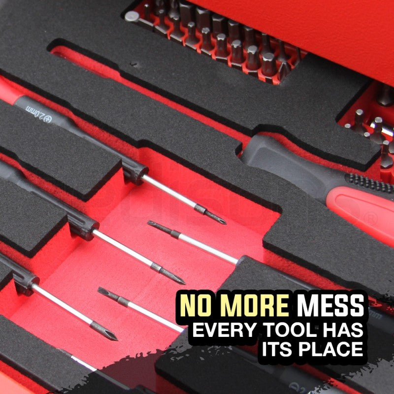 Pro Series 1100 Piece Tool Kit Tool Box Red