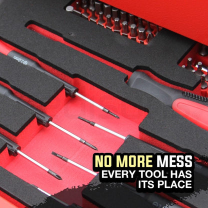 Pro Series 1100 Piece Tool Kit Tool Box Red