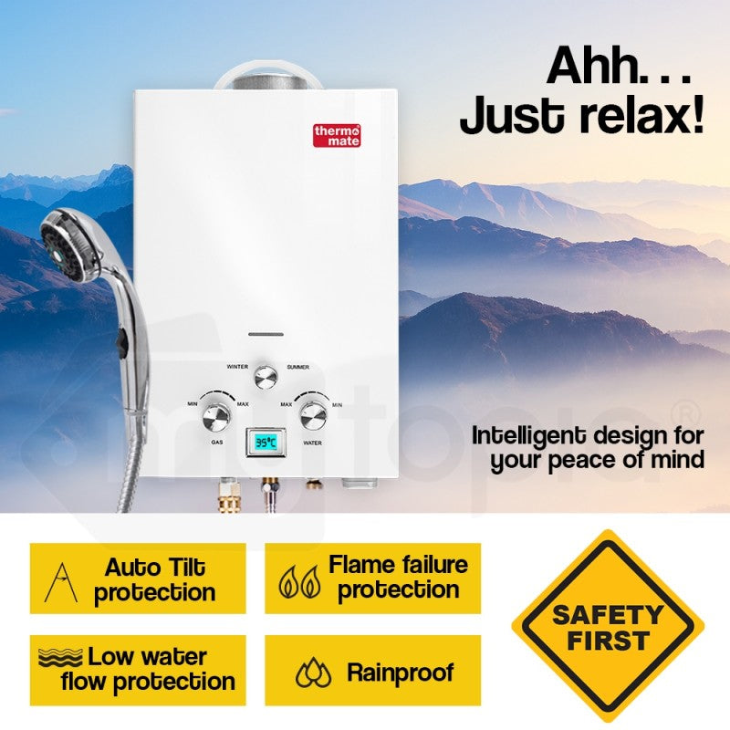 Tankless Camping Shower Water Heater System