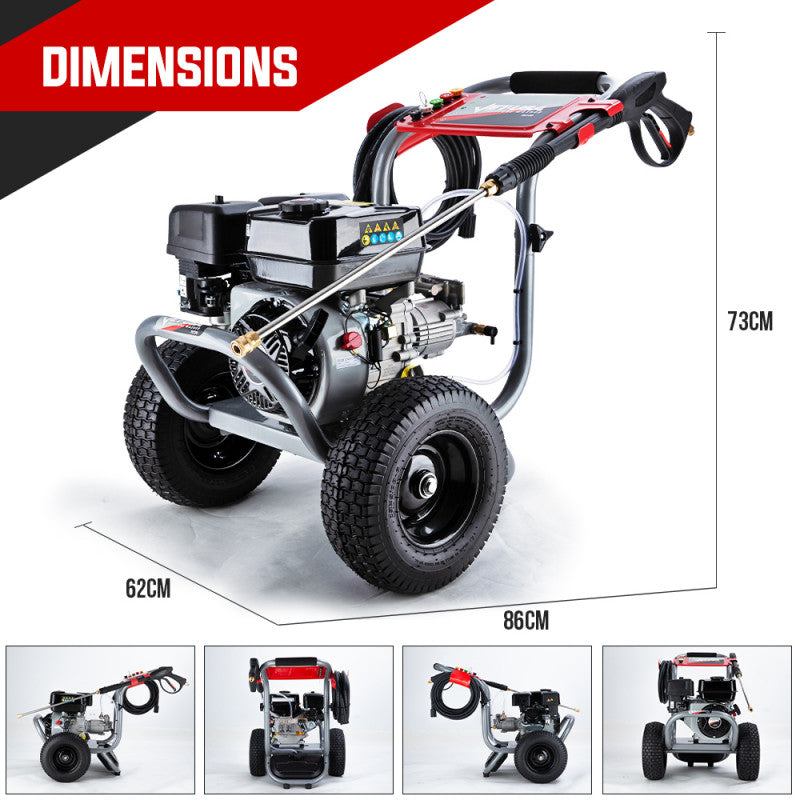 Commercial 7Hp 4800psi High Pressure Washer With 20m Hose Extension Heavy Duty