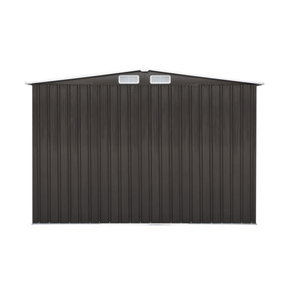 Outdoor Storage Sheds 2.57x2.05M Workshop Cabin Metal Base