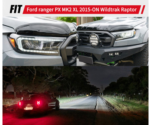 Headlights for Ford Ranger 2015-ON Wildtrak