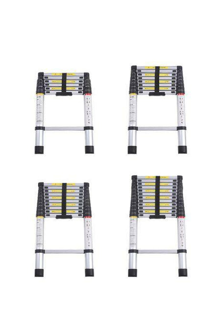 3.8M Telescopic Aluminium Multipurpose Ladder Extension Alloy Extendable Step