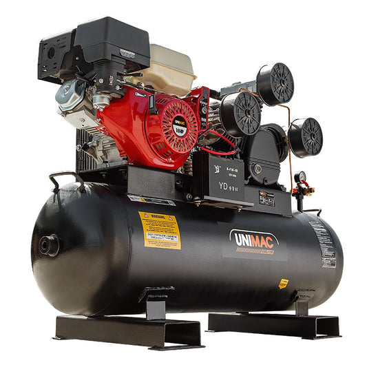 Commercial & Industrial Petrol Air Compressor 115PSI 150L 18HP
