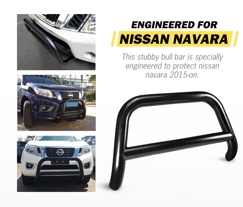 Matt Black Steel Nudge Bar

Nissan Navara NP300
2015-2020