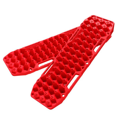 Pair 10T Off-Road 4WD 4X4 Recovery Tracks Red