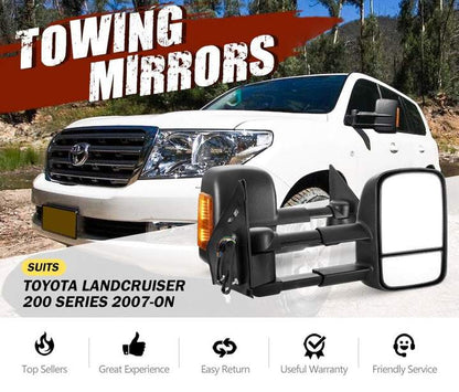 Towing Mirrors Toyota Landcruiser 200 Series 2007-ON