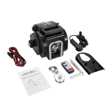 6500LBS 12V Electric Boat Winch 